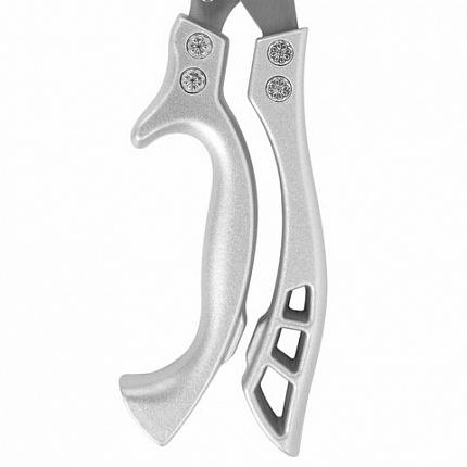 Ножницы-секатор кухонные DASWERK (ДАСВЕРК), 260 мм, фиксатор, зазубренные, металлические, 608902