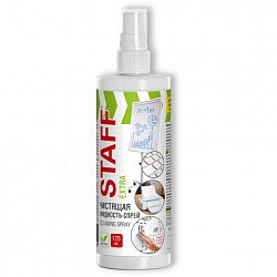 Чистящая жидкость-спрей для маркерных досок, ЛЕГКОЕ СТИРАНИЕ, STAFF Extra, 125 мл, 513795