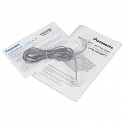 Телефон PANASONIC KX-TS2388RUW, АОН, спикерфон, память 50 номеров в справочнике, тональный/импульсный режим, белый