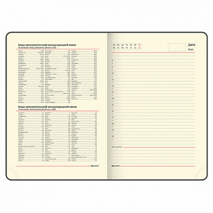 Ежедневник недатированный БОЛЬШОЙ ФОРМАТ (175х247 мм) В5, BRAUBERG "Alligator", под матовую крокод. кожу, 160л, крем.блок, т-корич, 124969