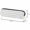 Пенал BRAUBERG, 1 отделение, полиэстер, "Нежный зайчик", белый, 19х4х6 см, 272304