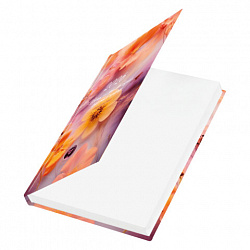 Ежедневник датированный 2026 145х215 мм, А5, STAFF, ламинированная обложка, "Ice flowers", 117319