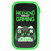 Пенал ЮНЛАНДИЯ, 2 отделения, ламинированный картон, конгрев, 19х11 см, "Gaming", 272294