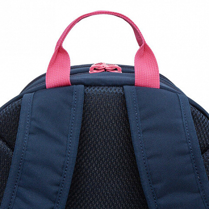 Рюкзак GRIZZLY школьный, анатомическая спинка, 2 отделения, для девочек, "STAY CHEERFUL", 38х28х18 см, RG-463-6/1