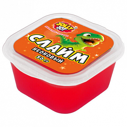 Слайм МИКС, 50 г, АССОРТИ, 8 видов, JOLLY JOT (ДЖОЛЛИ ДЖОТ), 667320