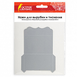 Нож "Конверт" для Машинки для вырубки и тиснения ОС-5, 145х108 мм, ОСТРОВ СОКРОВИЩ, 663829, 861-102