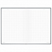 Блокнот БОЛЬШОЙ ФОРМАТ 200х290 мм, А4, 80 л., твердый, клетка, BRAUBERG "Minimal", серый, 116433