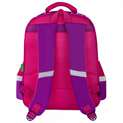 Рюкзак BRAUBERG KIDS MIND с пеналом в комплекте, 2 отделения, "Humble Cat", 40х28х18 см, 273176