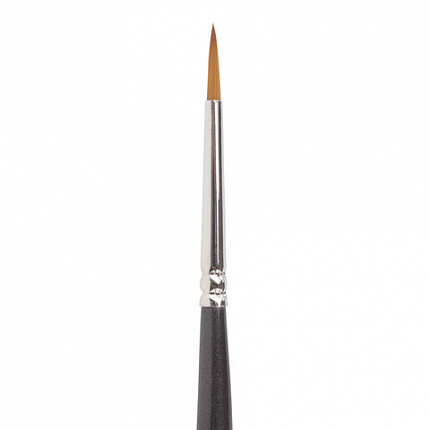 Кисть художественная проф. BRAUBERG ART CLASSIC, синтетика мягкая под колонок, кругл, № 2, кор руч, 200687