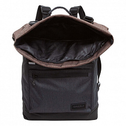Рюкзак GRIZZLY, карман-антивор, с клапаном, трансформируемый объем, "ROLLTOP", 42х29х11 см, RQL-315-1/2