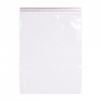 Пакеты ZIP LOCK "зиплок" ОЧЕНЬ ПРОЧНЫЕ, комплект 100 шт., 250х350 мм, ПВД 80 мкм, BRAUBERG EXTRA, 608180