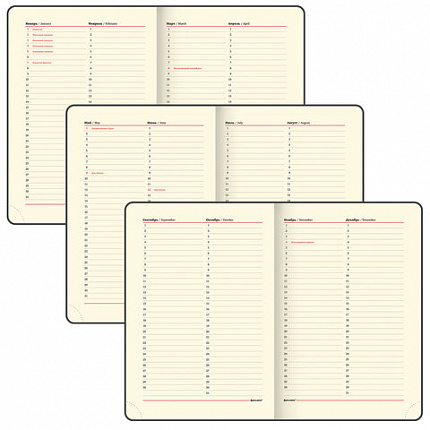 Ежедневник недатированный БОЛЬШОЙ ФОРМАТ 210х297 мм А4, BRAUBERG "Status", 160л, черный, 113360
