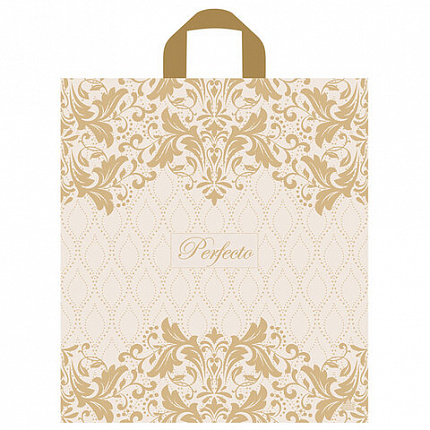 Пакет с петлевой ручкой ПВД, 42х46 см, "Перфекто Мин", 95 мкм, н00255294