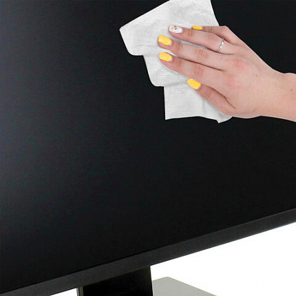 Салфетки для экранов всех типов и пластика универсальные STAFF "EVERYDAY", 13х15 см, туба 100 шт., влажные, 511518