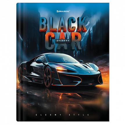 Дневник 1-4 класс 48л, твердый, BRAUBERG, выборочный лак, с подсказом, Авто мечты, 107593