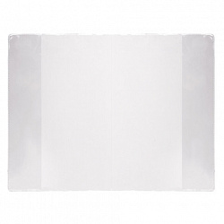 Обложка ПВХ со штрихкодом для учебников Петерсон, Моро, Гейдмана, ПЛОТНАЯ, 120 мкм, 270х415 мм, прозрачная, ПИФАГОР, 224843