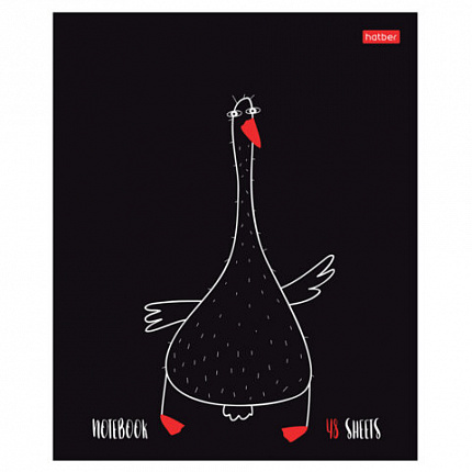 Тетрадь А5 48 л., HATBER скоба, клетка, обложка картон, "Нескучные герои" (микс в спайке), 088361, 48Т5В1