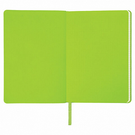 Блокнот А5 (148x218 мм), BRAUBERG "Metropolis Mix", под кожу, 80 л., клетка, темно-зеленый, 111037