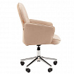 Кресло офисное Chairman CH 130, велюр, бежевое, 7142120