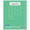 Тетрадь 12 л. BRAUBERG ЭКО "5-КА", линия, обложка картон 170 г/м2, ЗЕЛЕНАЯ, 104763