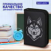 Пенал BRAUBERG, 1 отделение, полиэстер, 21х14 см, "Husky", 271532