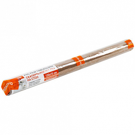 Коврик-подкладка, скатерть ПВХ прозрачная, гибкое/мягкое стекло, 120х75 см, 0,5 мм, DASWERK (ДАСВЕРК), 607876