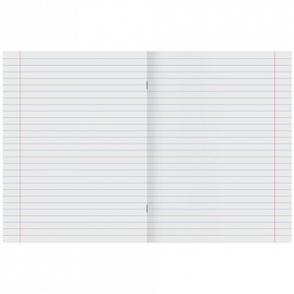 Тетрадь А5, 48 л., STAFF, скоба, линия, офсет №2 ЭКОНОМ, обложка картон, ТЕМНАЯ, 405629