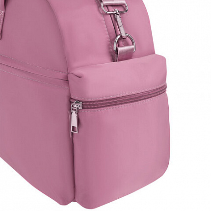 Сумка дорожная HEIKKI HANDY (ХЕЙКИ), карман на молнии, багажная лента, пыльная роза, 43х16х30 см, 273872