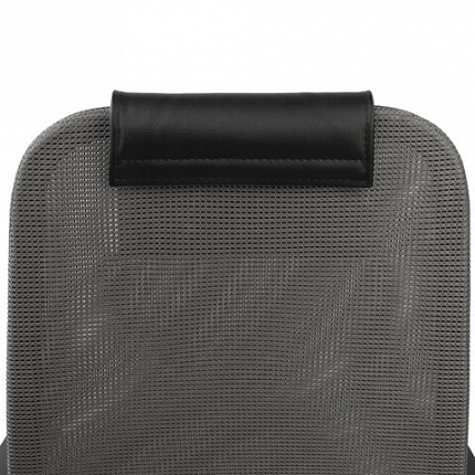 Кресло офисное BRABIX PREMIUM "Ultimate EX-800" хром, плотная двойная сетка Х2, черное/серое, 532912