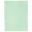 Папки-файлы перфорированные ЗЕЛЕНЫЕ А4 BRAUBERG, комплект 100 шт., гладкие, 35 мкм, 272676