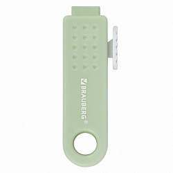 Ластики выдвижные BRAUBERG "Slider Mini", НАБОР 3 ШТУКИ, 68х18х12 мм, пастельные цвета, блистер, 271992