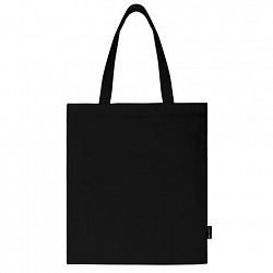 Сумка шоппер BRAUBERG, канвас, 40х35 см, черный, 271896