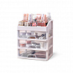 Органайзер для хранения косметики, канцтоваров, мелочей ТРИ УРОВНЯ, 26,6х17*23,5 см, DASWERK (ДАСВЕРК), 608477
