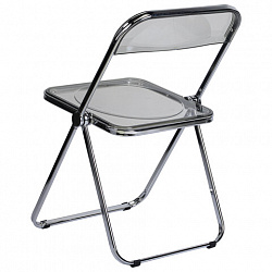 Стул складной прозрачный тонированный BRABIX "Glam CF-020", хромированный каркас, пластик, 533247