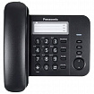 Телефон PANASONIC KX-TS2352RUB, черный, память 3 номера, повторный набор, тональный / импульсный режим, индикатор вызова