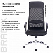 Кресло офисное BRABIX "Flight R EX-541", хром, ткань TW, сетка, черное, 532517