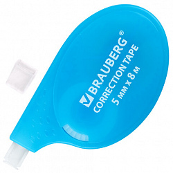 Корректирующая лента BRAUBERG ULTRA NEON, 5 мм х 8 м, ВЫГОДНАЯ УПАКОВКА 3 штуки в блистере, 272665