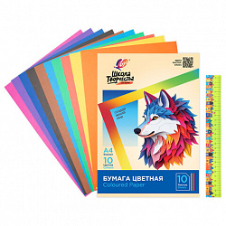 Бумага для пастели ФАКТУРНАЯ, А3, планшет (склейка), 20 листов, 4 цвета, 270 г/м2, BRAUBERG ART, 117762