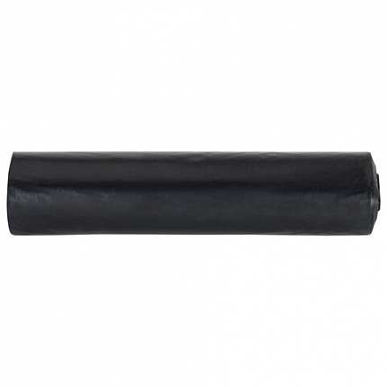 Мешки для мусора LAIMA "ULTRA" 120 л, черные, рулон 20 шт., сверхпрочные, ПСД 60 мкм, 70х110 см, 607697