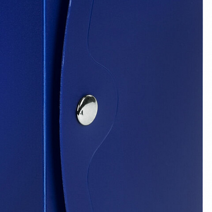 Короб архивный 330х245х100 мм, пластик разборный, до 900 листов, синий, 0,9 мм, BRAUBERG EXTRA, 272894