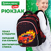 Рюкзак BRAUBERG KIDS MIND с пеналом в комплекте, 2 отделения, "Fiery Road", 40х28х18 см, 273177