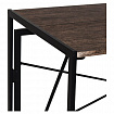 Стол на металлокаркасе BRABIX "LOFT CD-002", 1000х500х750 мм, складной, цвет морёный дуб, 641212