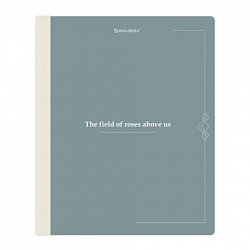 Тетрадь А5 96 л. BRAUBERG, на сшивке с корешком, клетка, обложка картон, "Vintage", 405290