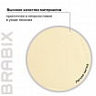Кресло BRABIX "Stream MG-314", без подлокотников, пятилучие серебристое, экокожа, бежевое, 532078