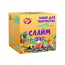 Слайм, набор "Сделай слайм", 2 кг слайма, АССОРТИ, 2 вида, JOLLY JOT (ДЖОЛЛИ ДЖОТ), 665987