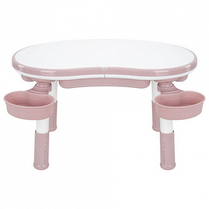 Стол детский трансформер 3 в 1 BRABIX KIDS CT-001, растущий, 2-8 лет, пластик, розовый, 533289