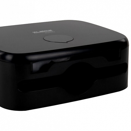 Диспенсер для полотенец LAIMA PROFESSIONAL PREMIUM BLACK (Система H2), Z-сложения, черный, ABS-пластик, 609522