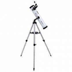 Телескоп рефлектор астрономический, увеличение 525х, объектив 76 мм, фокусное расстояние 700 мм, видоискатель, BRAUBERG 76700, 391398