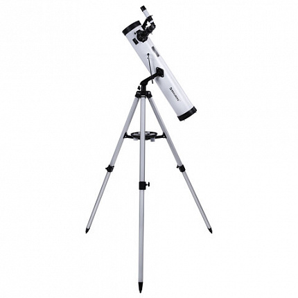 Телескоп рефлектор астрономический, увеличение 525х, объектив 76 мм, фокусное расстояние 700 мм, видоискатель, BRAUBERG 76700, 391398