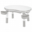 Стол детский трансформер 3 в 1 BRABIX KIDS CT-001, растущий, 2-8 лет, пластик, серый, 533290